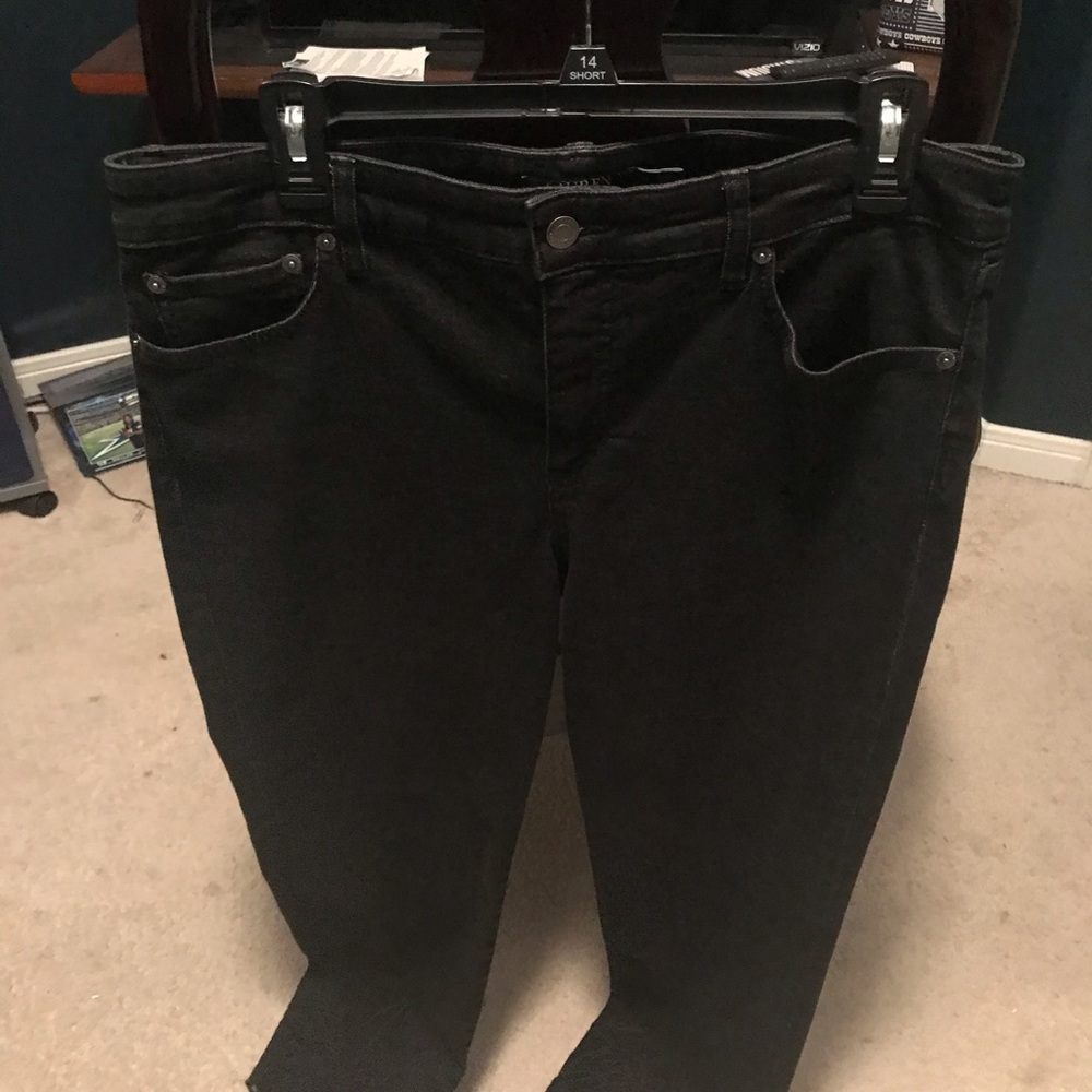 Ralph Lauren black Capri